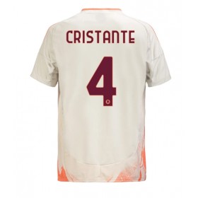 AS Roma Bryan Cristante #4 Borta Kläder 2024-25 Kortärmad